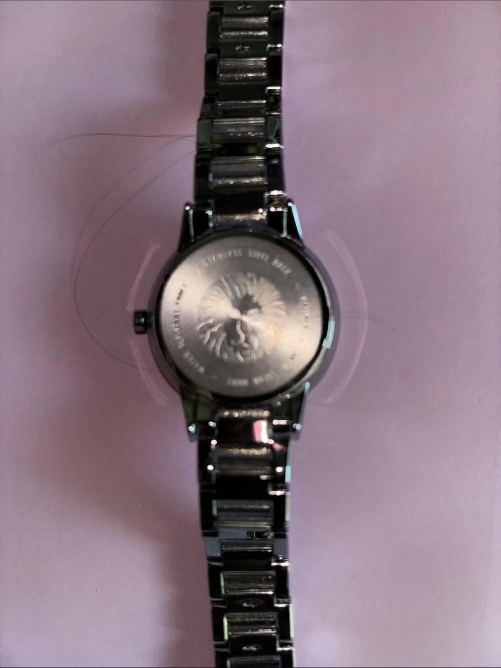 Anne Klein Silver Stainless Steel women’s Watch with blue Dial